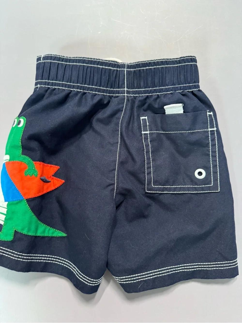 💜3/$15 Baby Boy Swim Trunks 9M Carter's Stripe  6-12M Gymboree Alligator